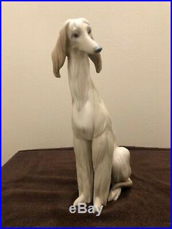 Retired Lladro porcelain Afghan dog #1069