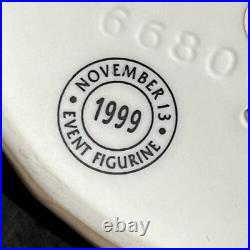 Retired Porcelain LLADRO #6680 FRIENDS FOREVER Girl withDog 1999 Event Box Stain