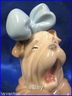 Rise And Shine Dog Puppy Porcelain Figurine Nao By Lladro 1729