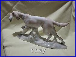 SALELladro # 0308.13A HUNTING DOG WithQUAIL VERY RARE