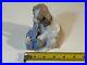 Signed by artist! LLADRO CAN'T WAIT DOG FIGURINE #8312 Rare Utopia Collection