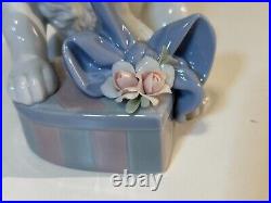 Signed by artist! LLADRO CAN'T WAIT DOG FIGURINE #8312 Rare Utopia Collection