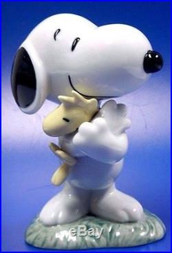 Snoopy With Woodstock Peanuts Charlie Brown Dog 2016 Figurine Nao By Lladro 531