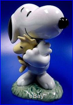 Snoopy With Woodstock Peanuts Charlie Brown Dog 2016 Figurine Nao By Lladro 531