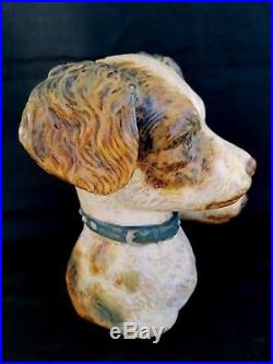 Superb 7.5 Lladro Gres Dogs Bust Figurine Hermanitos Perros 1977-79 Terrier Dog