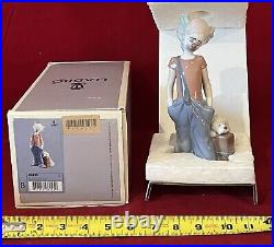 TRAVELING LLADRO #6245 DESTINATION BIG TOP CLOWN & DOG-MINT withORIGINAL BOX