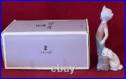 TRAVELING LLADRO #6245 DESTINATION BIG TOP CLOWN & DOG-MINT withORIGINAL BOX