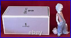 TRAVELING LLADRO #6245 DESTINATION BIG TOP CLOWN & DOG-MINT withORIGINAL BOX