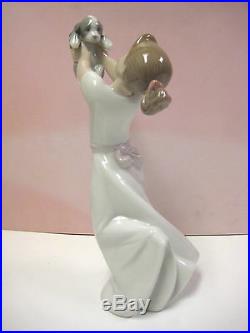 The Best Of Friends Girl With Dog By Lladro #8032