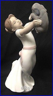 The Best of Friends Lladro Girl with Dog #8032