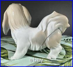 Third generation LLADRO LHASA APSO GLAZED PORCELAIN FIGURINE #4642 RETIRED