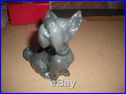 VERY, VERY RARE! HTF nao by lladro fido scottiedog figure