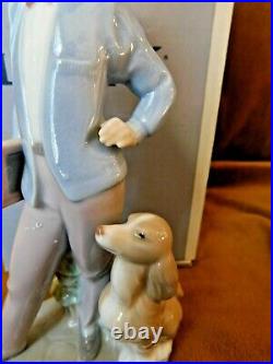 VINTAGE LLADRO #6023 SUNDAY'S CHILD NINO DOMINGO Boy with Dog 1993 IOB