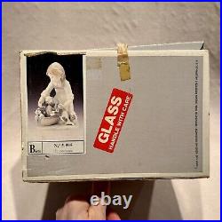 VINTAGE LLADRO Joy in a Basket Girl with Puppies Figurine #5595 Retired