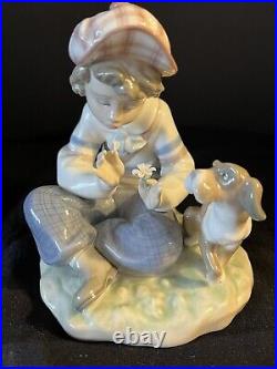 VINTAGE Lladro Porcelain Figurine I Hope She Does #5450