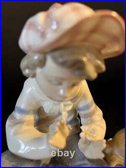 VINTAGE Lladro Porcelain Figurine I Hope She Does #5450