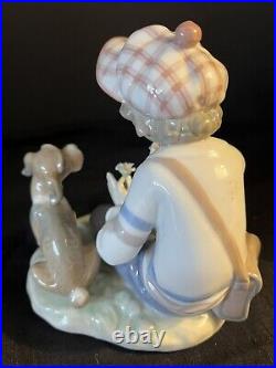 VINTAGE Lladro Porcelain Figurine I Hope She Does #5450