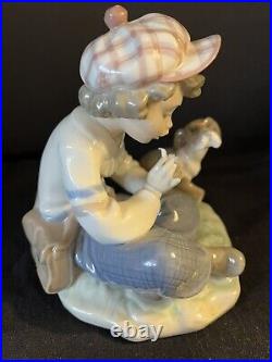 VINTAGE Lladro Porcelain Figurine I Hope She Does #5450