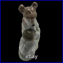 VINTAGE RETIRED LLADRO 6566 SAFE & SOUND DOG WithBABY 1998 EVENT FIGURINE in box