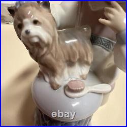 Very Rare Beautiful Lladro #6635 (my Pretty Puppy) Made In Spain Mint