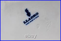 Very Rare Lladro Girl Pulling Boy Dog In Wagon #1245 Figurine Spain Valencia