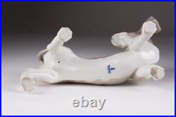 Vintage 1969-1981 Spain Porcelain figurine LLADRO BASSETT Marked 12 cm