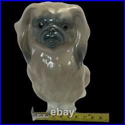 Vintage 1970 Retired Lladro 4641 Pekingese Dog Figurine 6 Glossy
