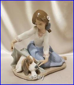 Vintage 1989 Lladro Dog's Best Friends Figurine #B 05688 Boxed