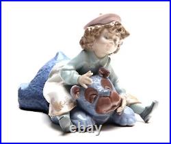 Vintage LLADRO Giddy Up Porcelain + Ceramic Retired Figurine #5664