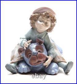 Vintage LLADRO Giddy Up Porcelain + Ceramic Retired Figurine #5664