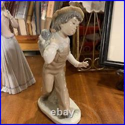 Vintage LLADRO Porcelain FigurineA Boy and His DogPrecious1989