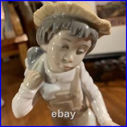 Vintage LLADRO Porcelain FigurineA Boy and His DogPrecious1989