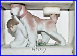Vintage LLADRO SAFE AND SOUND FIGURINE 6556 Dog with Child Retired 1998 Event BNIB