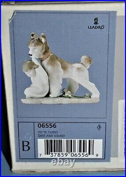 Vintage LLADRO SAFE AND SOUND FIGURINE 6556 Dog with Child Retired 1998 Event BNIB