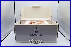 Vintage LLADRO Spain SNUGGLE UP Girl With Dog Puppies Porcelain Figurine #6226