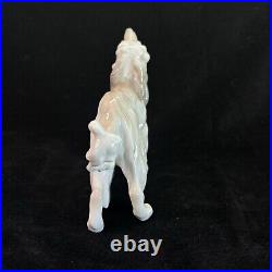 Vintage Lladro Afghan Hound Porcelain Dog Figurine Heads Up Rare Retired #1282