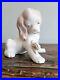 Vintage Lladro Dog And Snail Figurine Matte Finish Made In Spain