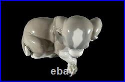 Vintage Lladro Figurine Dog and Snail #1139 Beagle Retired