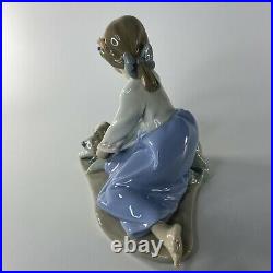 Vintage Lladro Figurine'Dog's Best Friend' 5688 Gloss Finish Rare READ DESC