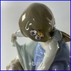 Vintage Lladro Figurine'Dog's Best Friend' 5688 Gloss Finish Rare READ DESC