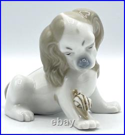 Vintage Lladro Figurine PP102G DOG & SNAIL NO Box / 1960 1965 / Uncatalogued