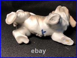 Vintage Lladro Glazed Lhasa Apso Dog Figurine