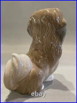 Vintage Lladro Gloss Finish 6.5 Pekingese Dog Figurine