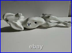 Vintage Lladro Gray Spotted Great Dane Dog 12 Figurine RARE Made 1971 1974