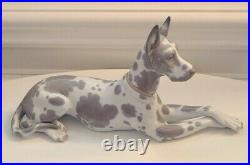 Vintage Lladro Great Dane Figurine in Mint Condition