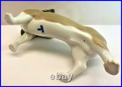 Vintage Lladro Porcelain Dog Figurine Basset Hound 1066