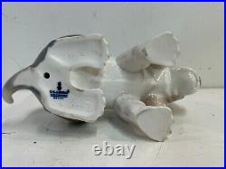 Vintage Lladro Porcelain Sitting Beagle Puppy Decorative Figurine