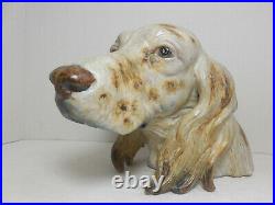 Vintage Lladro Setter Dog's Head
