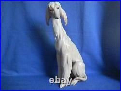 Vintage Lladro Spain Afghan Hound Dog Figurine 1069 Retired