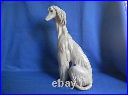 Vintage Lladro Spain Afghan Hound Dog Figurine 1069 Retired